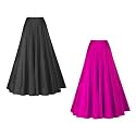 Silk Fabric Long Kali Pattern Skirt for Ethnic/Festival Ocassion