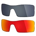 Mryok 2 Pair Polarized Replacement Lenses for Oakley Oil Rig Sunglass - Options