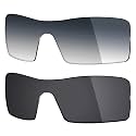 Mryok 2 Pair Polarized Replacement Lenses for Oakley Oil Rig Sunglass - Options