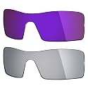 Mryok 2 Pair Polarized Replacement Lenses for Oakley Oil Rig Sunglass - Options