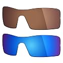 Mryok 2 Pair Polarized Replacement Lenses for Oakley Oil Rig Sunglass - Options