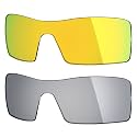 Mryok 2 Pair Polarized Replacement Lenses for Oakley Oil Rig Sunglass - Options