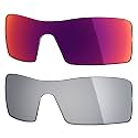 Mryok 2 Pair Polarized Replacement Lenses for Oakley Oil Rig Sunglass - Options