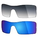Mryok 2 Pair Polarized Replacement Lenses for Oakley Oil Rig Sunglass - Options