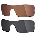 Mryok 2 Pair Polarized Replacement Lenses for Oakley Oil Rig Sunglass - Options