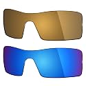 Mryok 2 Pair Polarized Replacement Lenses for Oakley Oil Rig Sunglass - Options