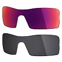 Mryok 2 Pair Polarized Replacement Lenses for Oakley Oil Rig Sunglass - Options