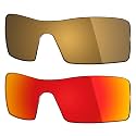 Mryok 2 Pair Polarized Replacement Lenses for Oakley Oil Rig Sunglass - Options