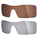 Mryok 2 Pair Polarized Replacement Lenses for Oakley Oil Rig Sunglass - Options