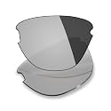 Mryok UV400 Replacement Lenses for Oakley Frogskins Lite OO9374 Sunglasses, HD Polarized, UV Protection, Impact Resistant &amp; Perfectly Fit - Gray Photochromic Anti Blue Light