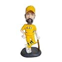 MS Dhoni Bobblehead 14 cms- CSK Jersey
