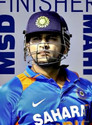 MS Dhoni Wall Poster With Framed For Home And Office Décor Print on Special I-Very Paper (Size 13.5 Inch X 10.5 Inch, Framed) Multicolor Photographic Paper