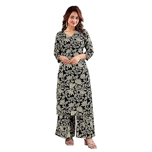 MS VHCK ENTERPRISE Womens Rayon Straight Printed