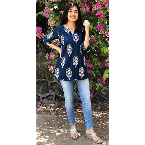 MS VHCK ENTERPRISE Womens Short Kurti in