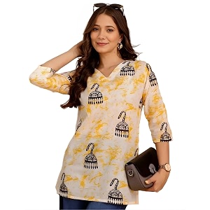 MS VHCK ENTERPRISE Womens Short Kurti in