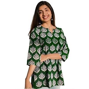 MS VHCK ENTERPRISE Womens Short Kurti in