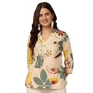 MS VHCK ENTERPRISE Womens Short Kurti in