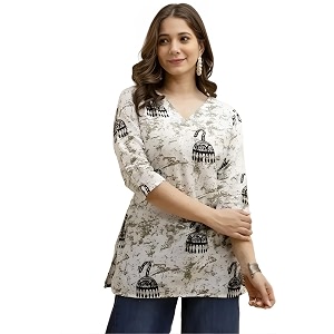MS VHCK ENTERPRISE Womens Short Kurti in