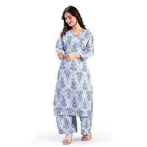 MS VHCK ENTERPRISE Womens Rayon Straight Printed