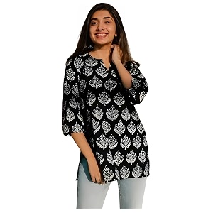 MS VHCK ENTERPRISE Womens Short Kurti in