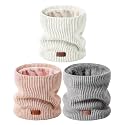 MSDC Winter Neck Gaiters for Men 3 Pack,Neck Warmer Men Women with Thermal Thick Warm Fleece Lined Cold Weather