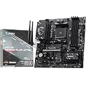 MSI B550M Gaming Plus WIFI6E Motherboard, mATX-Supports AMD Ryzen 5000 Series,5000 G-Series 4000 G-Series,and 3000 Series Processors, AM4-DDR4 Memory Boost 4400+MHz/OC, PCIe 4.0 x16, M.2 Gen4, 1G LAN