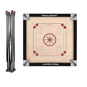 msi carrom board ply extra smooth with all accessories medium carrom with stand