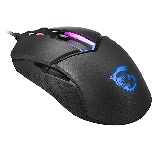 msi clutch gm30 wired gaming mouse with an adjustable omron switch 6200 dpi rgb lighting lightweight and durable mouse buttons symmetric design black