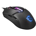 MSI Clutch GM30 Wired Gaming Mouse with an Adjustable Omron Switch, 6200 DPI, RGB Lighting, Lightweight and Durable Mouse Buttons, Symmetric Design, Black