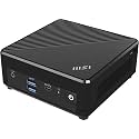 msi Cubi N Ultrasmall PC, Intel Pentium N200, 4GB Memory, 128GB SSD, Dual Display, Windows 11 PRO Entry (ADL-005US), Black