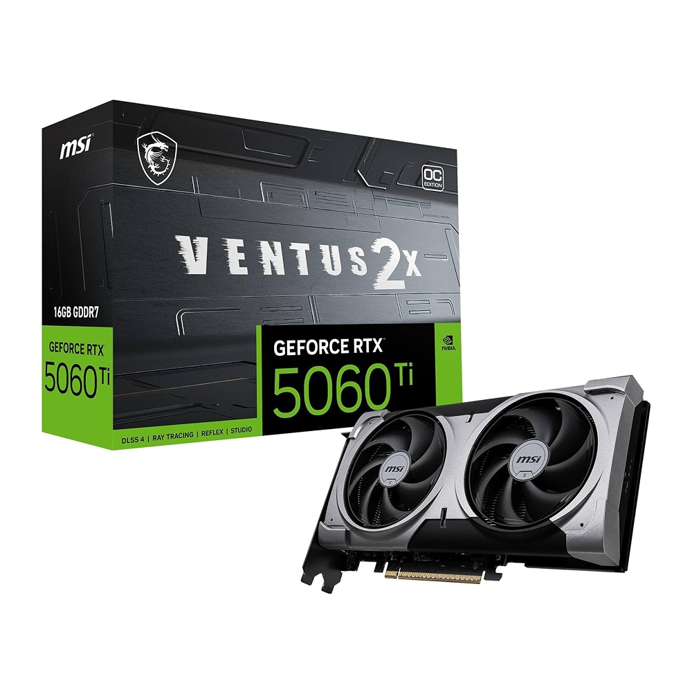 MSI GeForce RTX 5060 Ti 16G Ventus 2X OC Plus Graphic Card