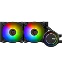 MSI MAG CORELIQUID E240 AIO CPU Liquid Cooler | 3 Phase Pump Motor | 240 Radiator with Radiator Pump | 2x ARGB Fans | 12 Pathway Heat Dessipation | Solar Eclipse RGB | LGA 1700 and AM5 Compatible