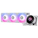 MSI MPG CORELIQUID P13 360 White - AIO ARGB CPU Liquid Cooler - 360mm Radiator - LGA 1851 / AM5 Ready - IPS 2.1" LCD Screen - Triple 120mm ARGB PWM Fans - Uni Bracket - White