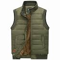 Msmsse Men39s Outerwear Vests Winter Quilted Padded