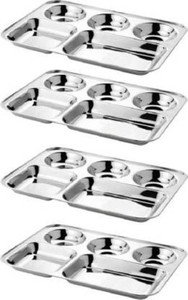 MSSteel Stainless steel bhojan thali compartment