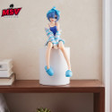 msvfashions rem girl with blue tshirt Cute Sitting Anime Girl Figurine