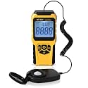 MT-92H Light Meter with Split Sensor Digital Illuminance Meter Handheld Ambient Temperature Measurer, Range up to 200,000 Lux
