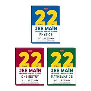 mtg 22 years jee main previous years solved question papers with chapterwise topicwise solutions physics chemistry amp mathematics - jee main pyq books for 2024 exam set of 3 books