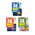 MTG 38 Years NEET Previous Year Solved Question Papers Physics, Chemistry & Biology PYQs Chapterwise Topicwise Solutions For 2025-2026 Exam (Set of 3 ... Free access of Video Solutions & Smart Book