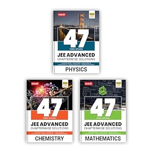 mtg 47 years jee advanced 1978-2023 chapter-wise previous years solved question papers physics chemistry amp mathematics  jee advanced pyq for 2025 exam set of 3 books