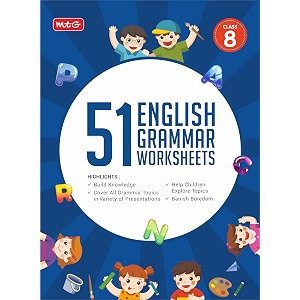 MTG 51 English Grammar Worksheets Class 8