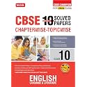 MTG CBSE 10 Years Chapterwise Topicwise Solved Papers Class 10 English Language & Literature Book - CBSE Champion For 2024 Exam| CBSE Question Bank ... Pattern) [Paperback] MTG Editorial Board