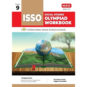 mtg international social studies olympiad isso workbook for class 9 - chapterwise mcqs previous years solved paper amp achievers section - isso olympiad books for 2024-2025 exam