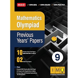mtg mathematics imo olympiad previous years papers with mock test papers class 9 - sample omr sheet with chapterwise analysis  sof olympiad books for 2023-24 exam