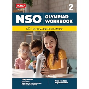 mtg national science olympiad nso workbook for class 2 - quick recap mcqs previous years solved paper and achievers section - sof olympiad preparation books for 2023-2024 exam