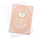 MTLEE Pocket Hug from Heaven Metal Engraved Token with Greeting Card