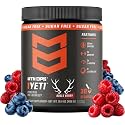MTN OPS Yeti Pre-Workout Powder with Creatine, Bugle Berry