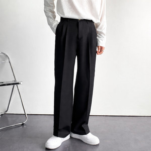 mtwn Relaxed Men Black Trousers