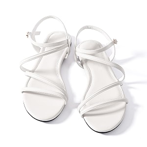Mtzyoa Women Flat Sandals Dressy Strappy Gladiator