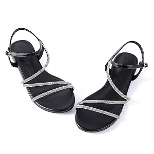 Mtzyoa Women Flat Sandals Dressy Strappy Gladiator